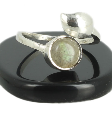 labradorite bague en argent