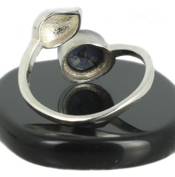 bague en argent et lapis lazuli