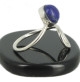 bague en argent pierre lapis lazuli