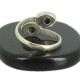 bague en argent pierre malachite