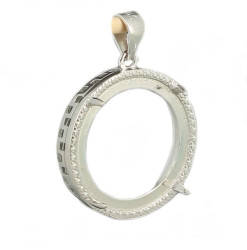 support de pendentif en argent