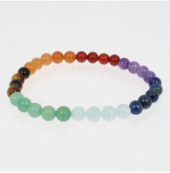 bracelets 7 chakras perles 6mm