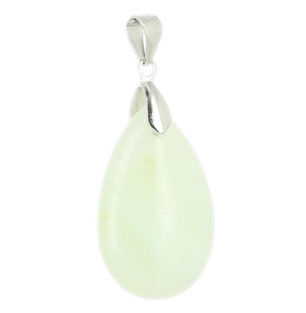 Amazonite pendentif pierre goutte