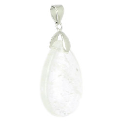 pendentif goutte cristal de roche