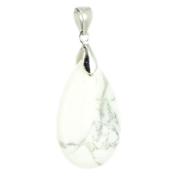 howlite pendentif  goutte