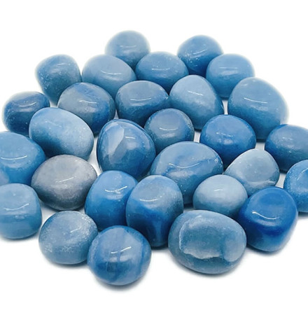 pierre roulée aventurine bleue