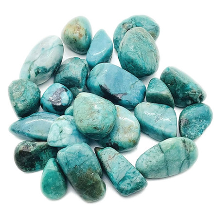 chrysocolle pierre roulée