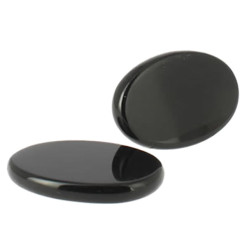 obsidienne oeil céleste pierre naturelle plate