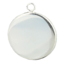 support pendentif en argent