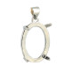 support pendentif pour cabochon ovale