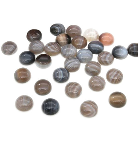 agate de botswana cabochon pierre naturelle
