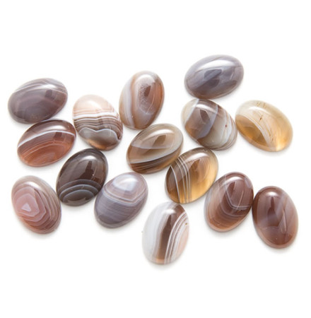 agate de botswana cabochon