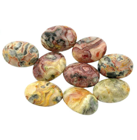 cabochon agate crazy lace