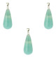 amazonite pendentif pierre polie