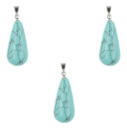 pendentif de turquoise pierre naturelle