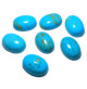 turquoise cabochon pierre ovale