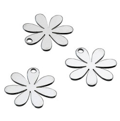 fleur breloque en argent