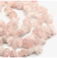 perles chips quartz rose naturel