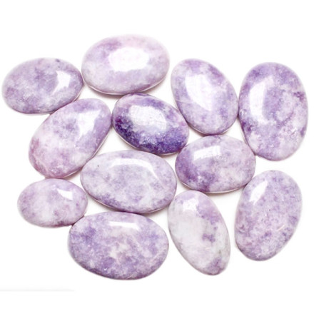 lépidolite pierre plate