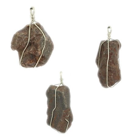 zircon pendentif en argent