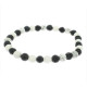 bracelet zen en howlite et pierre de lave