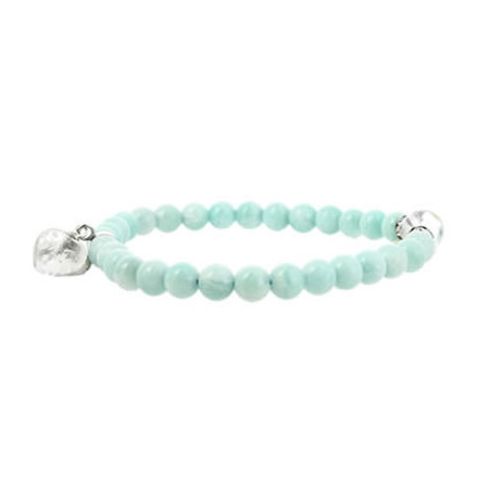 amazonite bracelet perles et coeur