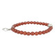cornaline bracelet perles et coeur