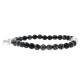 bracelet obsidienne neige