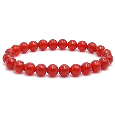 cornaline bracelet perles naturelles