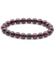 bracelet grenat perles naturelles