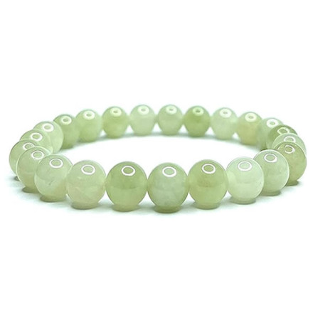 bracelet jade de chine perles naturelles