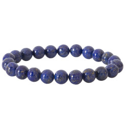 bracelet lapis lazuli perles naturelles
