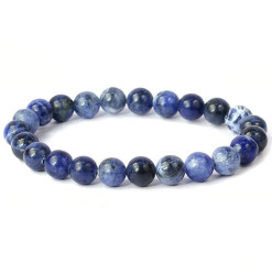 bracelet sodalite perles naturelles