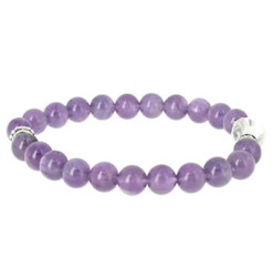 bracelet perles améthyste