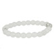 bracelet jade blanc perles naturelles