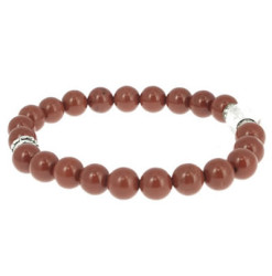 bracelet jaspe rouge