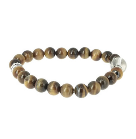 bracelet perles oeil de tigre