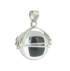 pendentif perle de cristal de roche