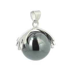 pendentif pierre hématite