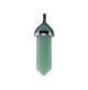 pendentif pointe aventurine verte