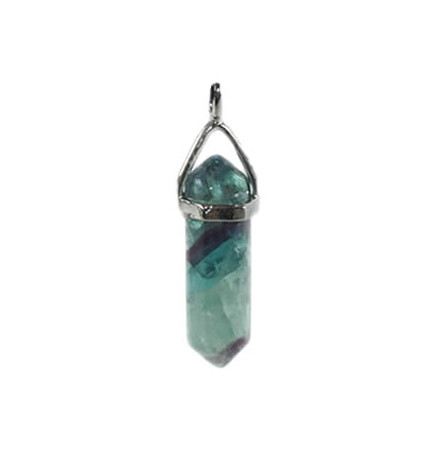 pendentif pointe en fluorine