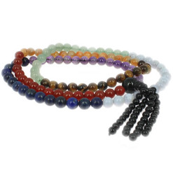 collier japa mala chakras