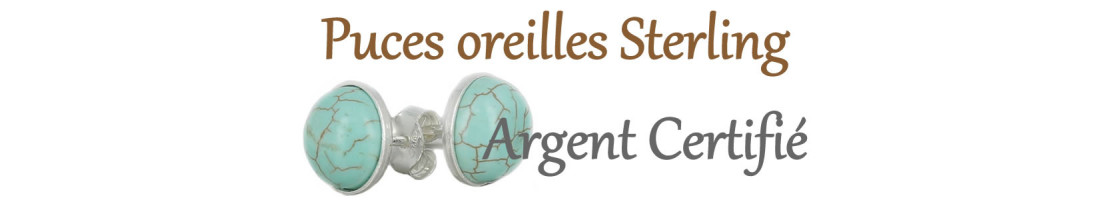 Boucles d'oreilles en Argent de créations DIY  - Minerals store Design