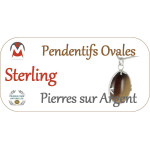 Pendentifs Sterling Ovales