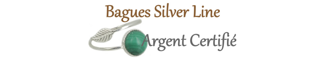 Bagues en argent 925 pour bijoux - collection SilverLine