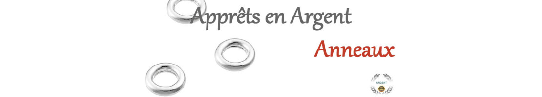 Anneaux en Argent pour la création de bijoux - Minerals Store Design