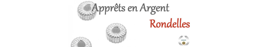 Rondelles en Argent pour création de bijoux - Minerals Store Design