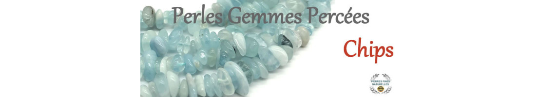 Perles chips en pierres naturelles polies - Minerals Store Design