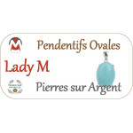 Pendentifs Lady M ovales