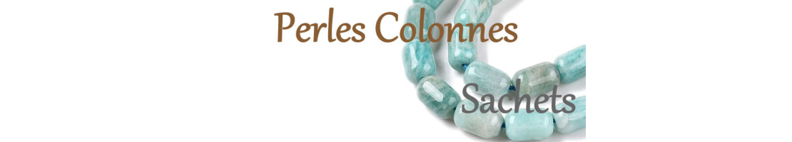 Perles colonnes en pierres naturelles - Minerals Store Design